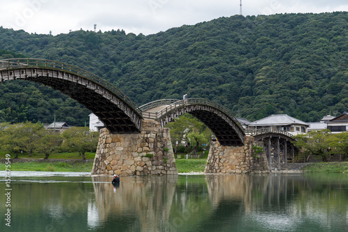 Japanese old Kintai Bridge