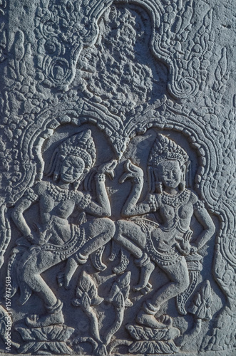 Apsara in Bayon,Angkor thom, Siem Reap,Combodia