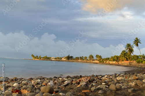 Konstfotografi plage tahitienne
