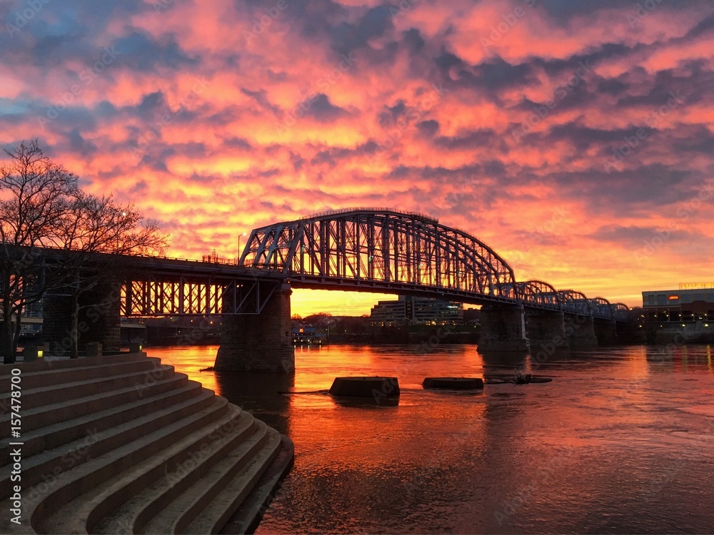 Obraz premium Sunrise over 