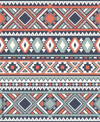 Seamless Ethnic pattern textures. Navajo geometric print. Rustic decorative ornament. Abstract geometric pattern. Native American pattern. Ornament for the design of clothing