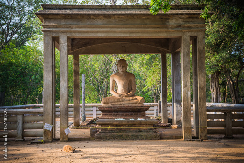 The Samadhi Statue is a statue situated at Mahamevnawa Park in Anuradhapura, Sri Lanka. The Buddha is depicted in the position of the Dhyana Mudra photo