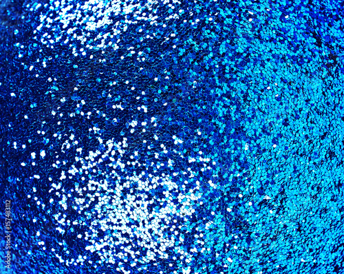 Blue glitter texture  abstract background