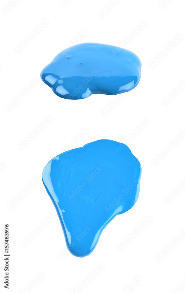 Puddle of paint isolated Puddle of paint isolated