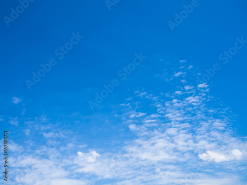 Beautiful sky and white cloud background