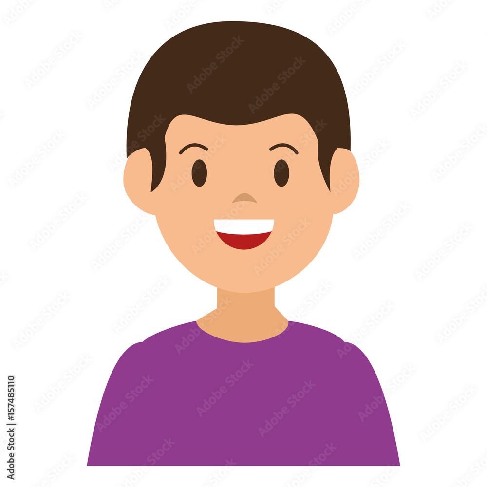 young man avatar character vector illustration design young man avatar character vector illustration design