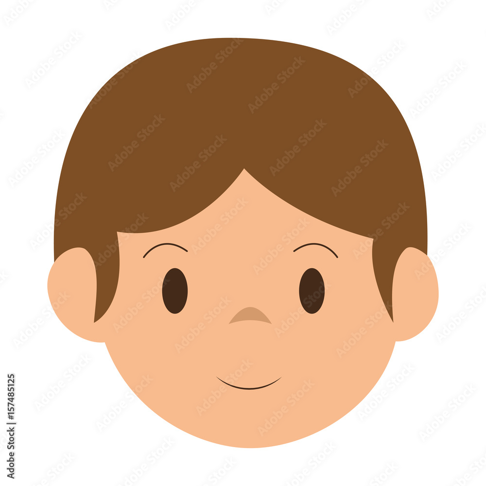 little boy avatar character vector illustration design little boy avatar character vector illustration design