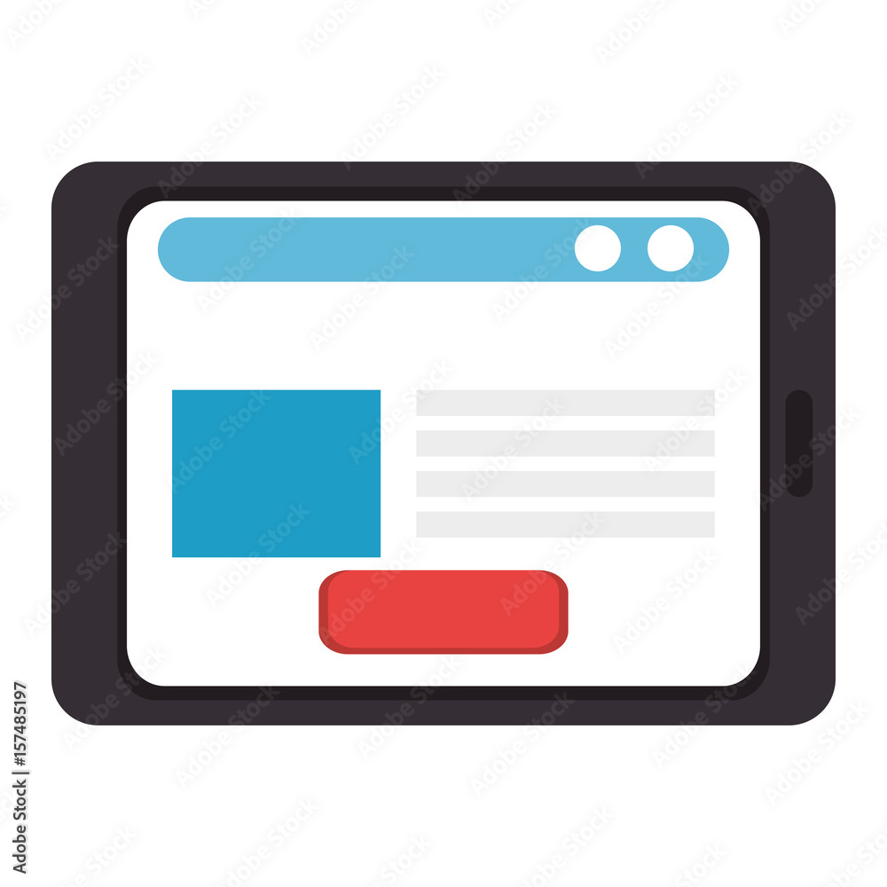tablet device isolated icon vector illustration design tablet device isolated icon vector illustration design