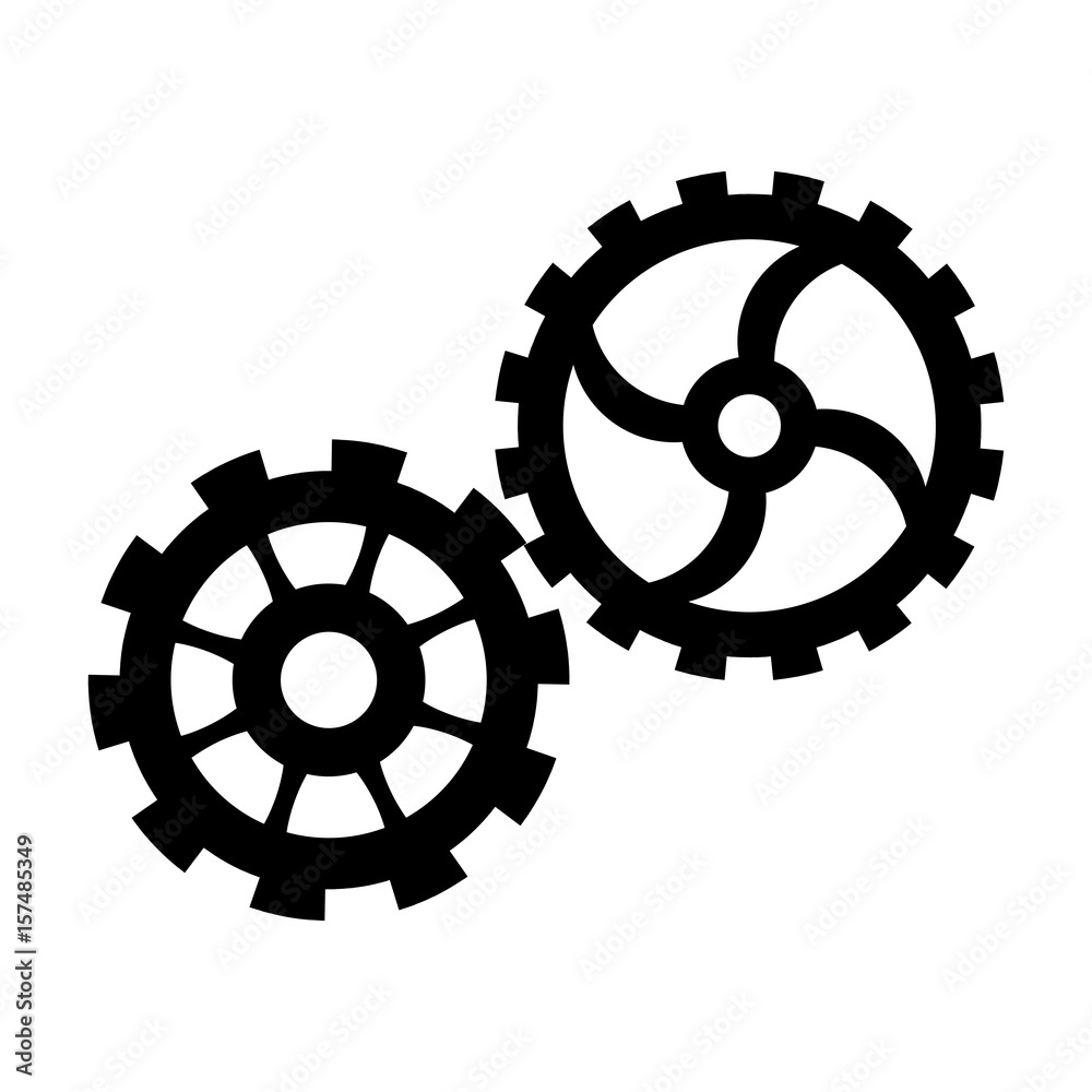 gears team work cooperation wheels cogs vector illustration