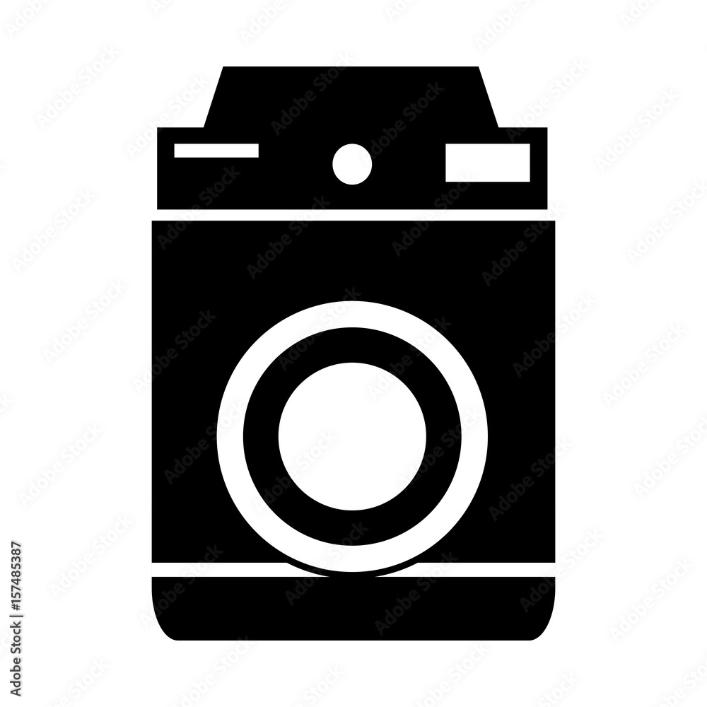 retro photo camera lens equipment photography icon vector illustration retro photo camera lens equipment photography icon vector illustration