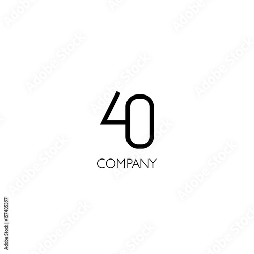 Forty number company Logo