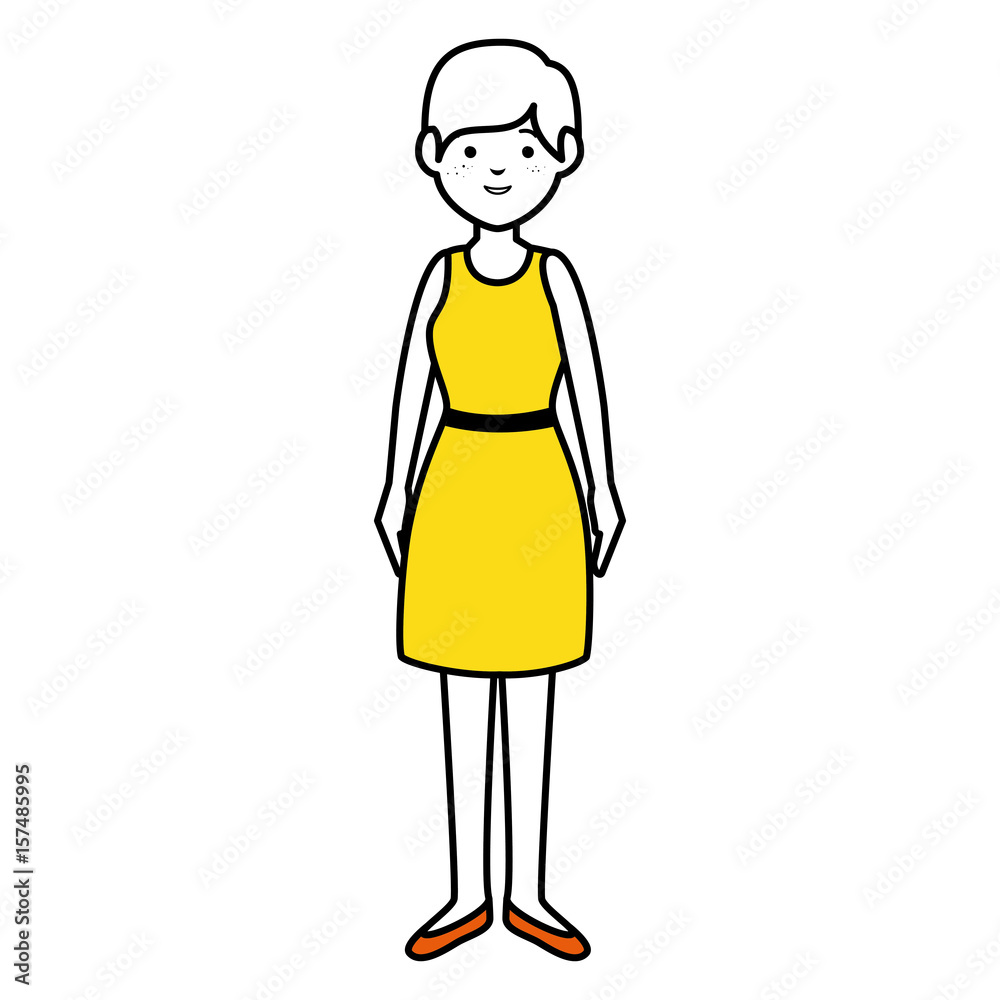 beautiful and young woman character vector illustration design beautiful and young woman character vector illustration design