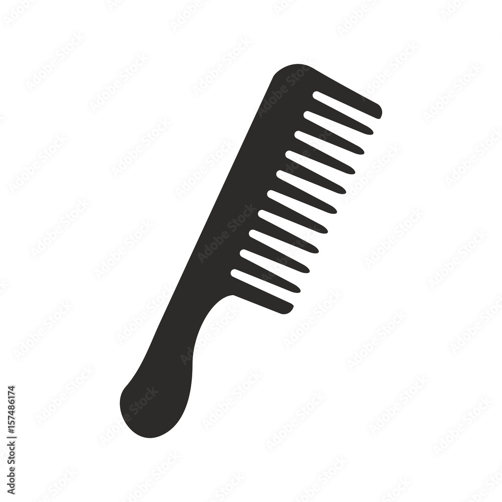 Hairdressing brush accesory icon vector illustration graphic design Hairdressing brush accesory icon vector illustration graphic design