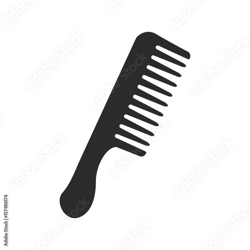 Hairdressing brush accesory icon vector illustration graphic design
