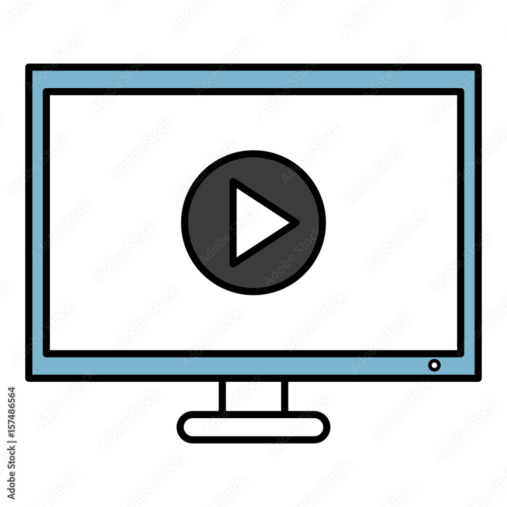 computer desktop isolated icon vector illustration design computer desktop isolated icon vector illustration design
