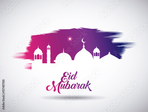 eid mubarak background icon vector illustration design graphic photo