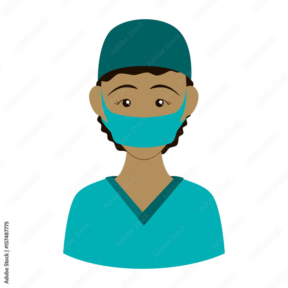 Surgeon doctor profile avatar icon vector illustration graphic design Surgeon doctor profile avatar icon vector illustration graphic design