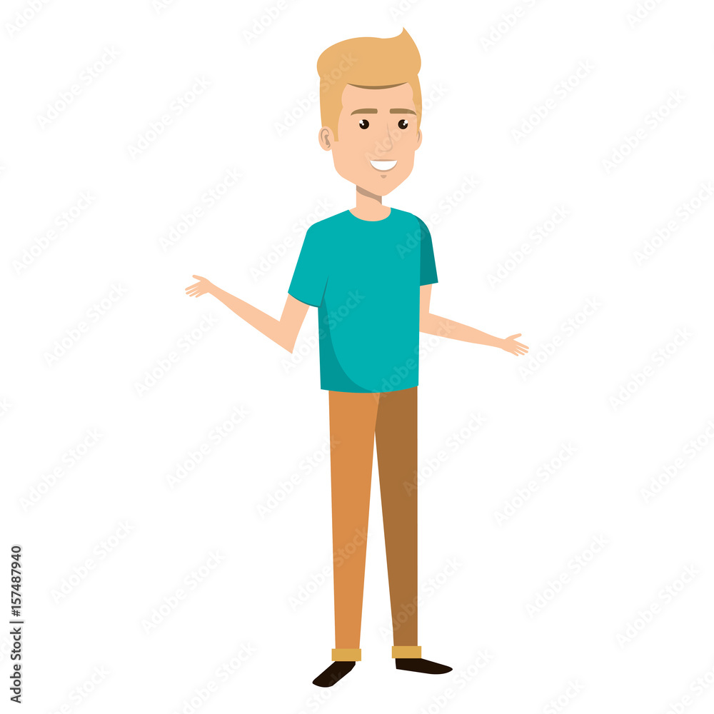 young man avatar character vector illustration design young man avatar character vector illustration design