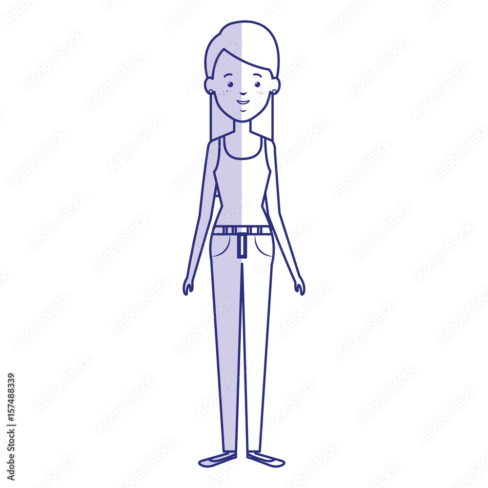 beautiful and young woman character vector illustration design beautiful and young woman character vector illustration design