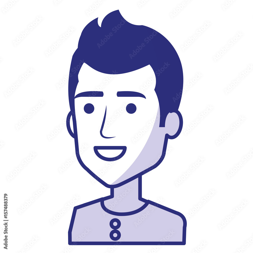 young man avatar character vector illustration design young man avatar character vector illustration design
