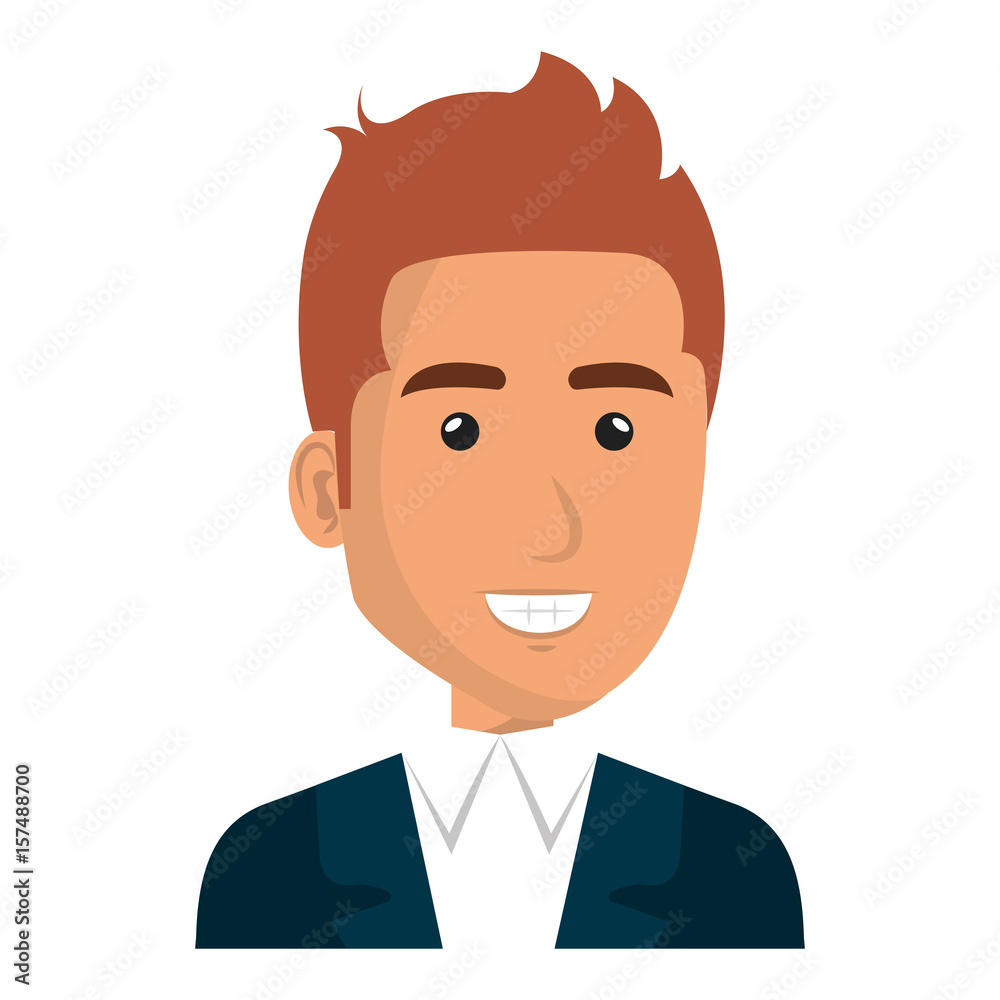 elegant businessman avatar character vector illustration design elegant businessman avatar character vector illustration design