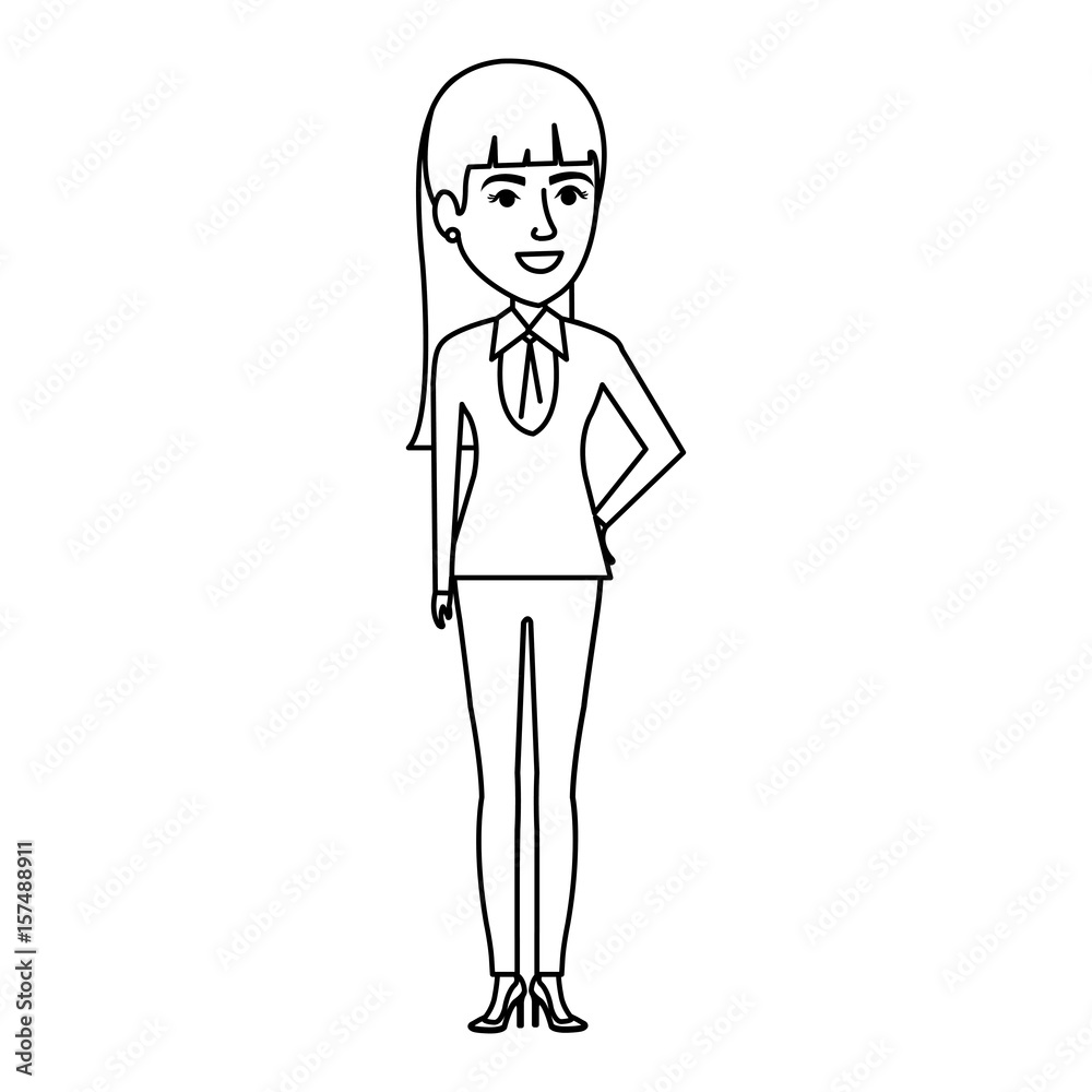 elegant businesswoman avatar character vector illustration design elegant businesswoman avatar character vector illustration design