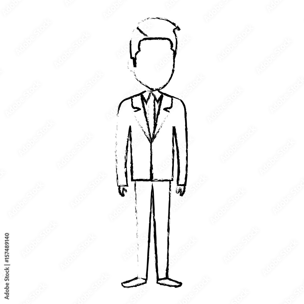 elegant businessman avatar character vector illustration design elegant businessman avatar character vector illustration design