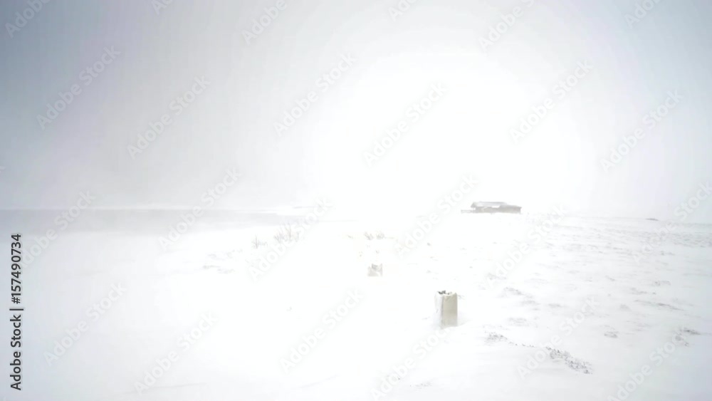 Iceland scenic landscape nature winter snow cold snowstorm