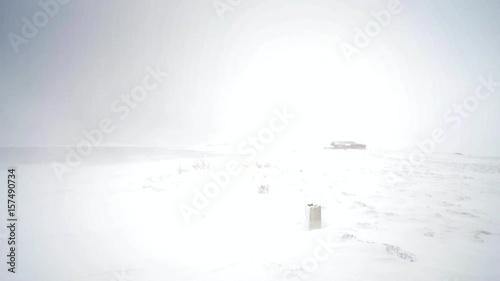Iceland scenic landscape nature winter snow cold snowstorm