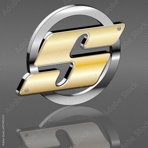 S Logo Gold 