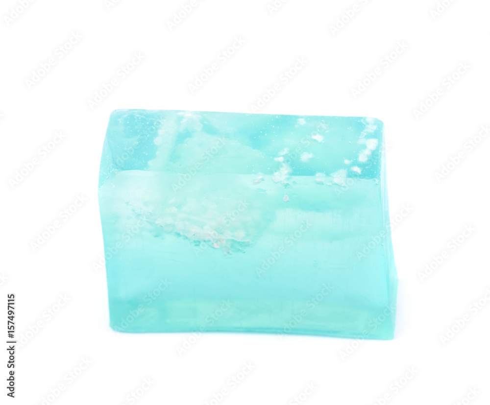Handmade bar of soap isolated Handmade bar of soap isolated