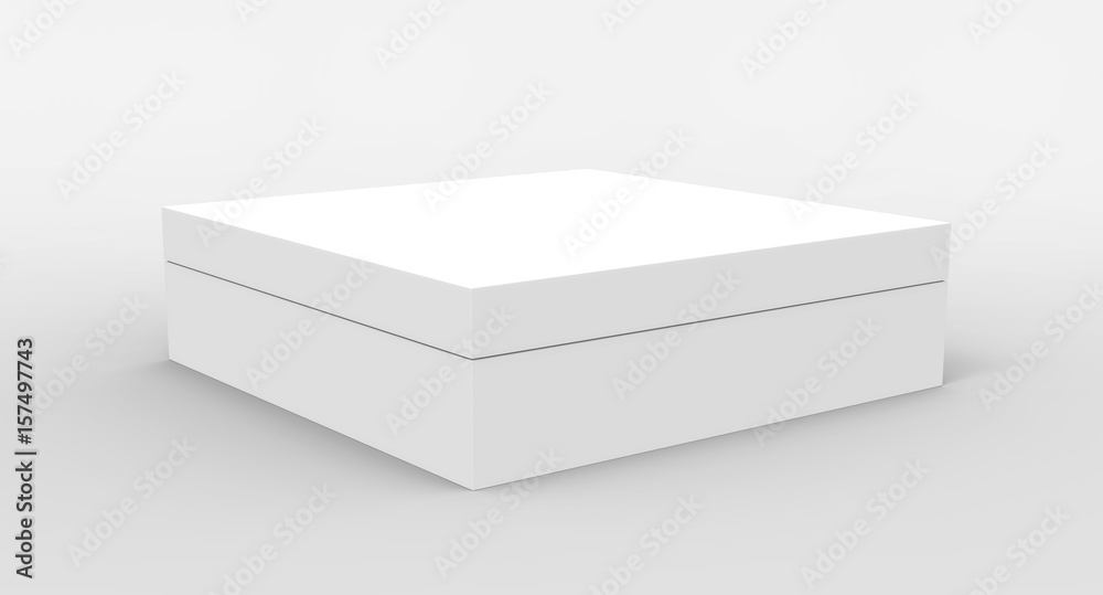 tilt blank paper box