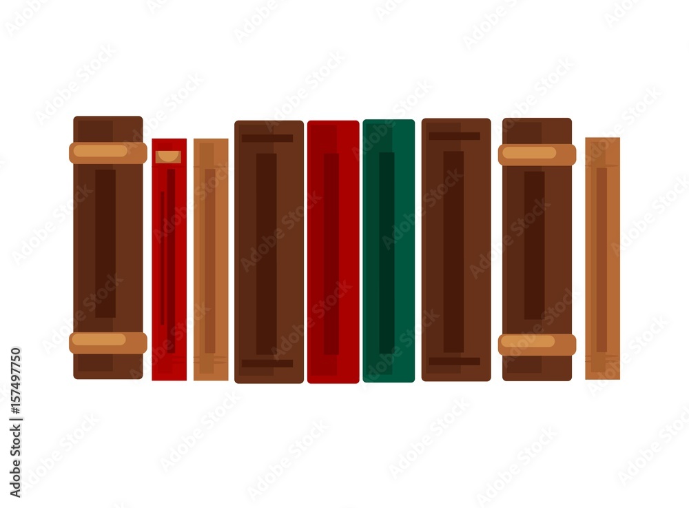 Book Rows Svg Row Of Books Vector