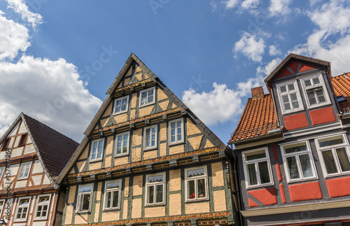 Rooftops of half-timbered houses in Celle