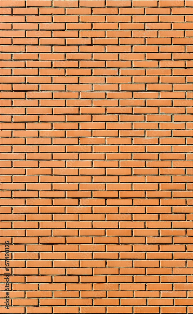 New brown brick wall background New brown brick wall background