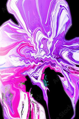 Gradient background illustration of liquid form photo