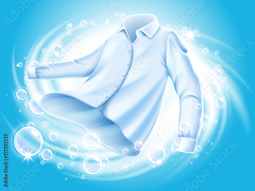 washing clothes illustration photo