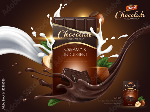 hazelnut chocolate ad