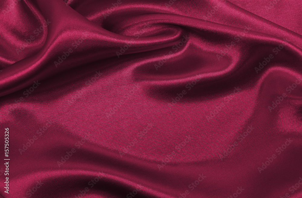Obraz premium Smooth elegant pink silk or satin luxury cloth texture as abstract background. Luxurious background design