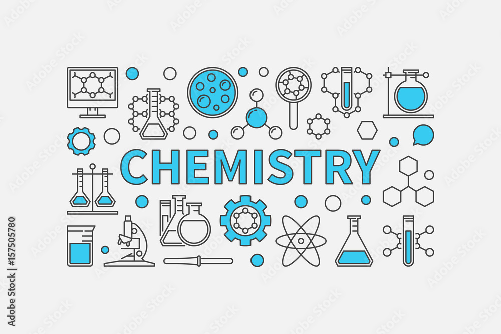 Chemistry creative modern background Chemistry creative modern background