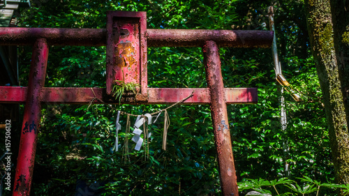 Japanese Torii Gate In Nagasaki, Japan.