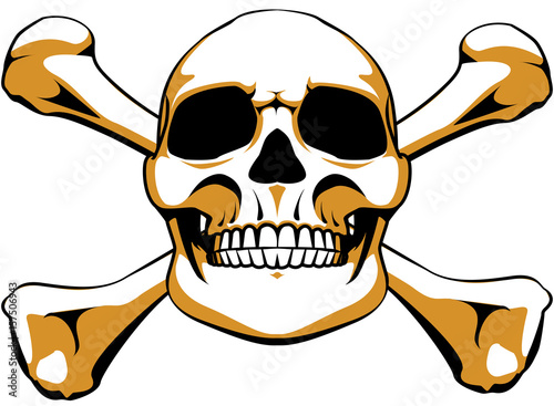 crossbones skull