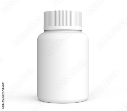 blank medicine bottle