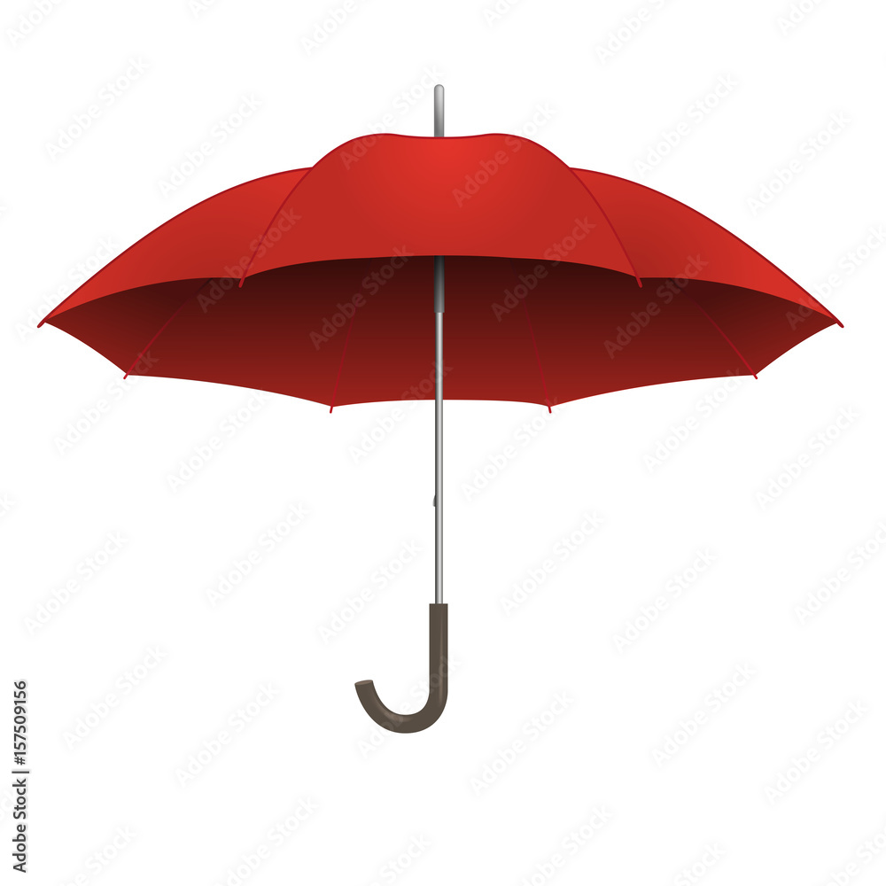 parapluie - rouge - assurance - météo - protection -symbole - pluie Stock  Vector | Adobe Stock