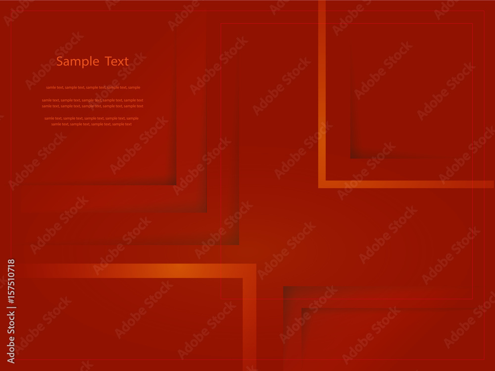 Abstract red report cover template design. Abstract red report cover template design.