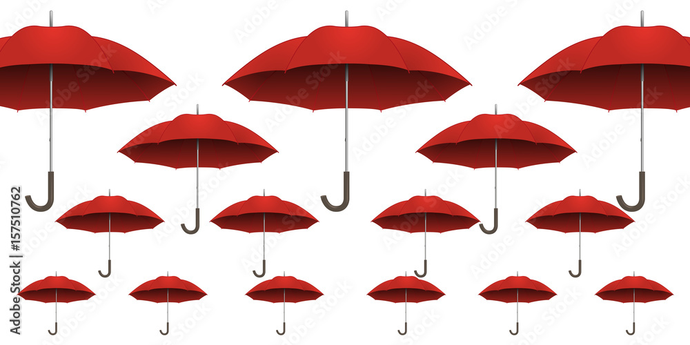 Obraz premium parapluie - fond - arrière plan - rouge - graphique