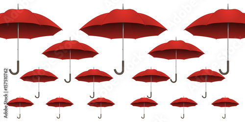 parapluie - fond - arrière plan - rouge - graphique