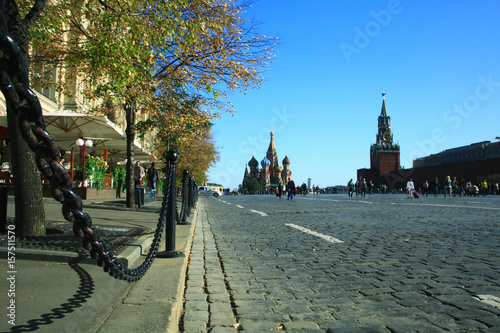 Photography moscow red square autumn