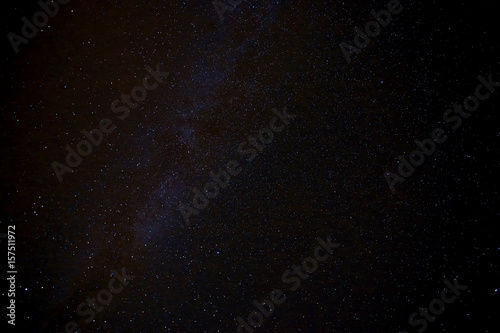 Dark night sky in the stars