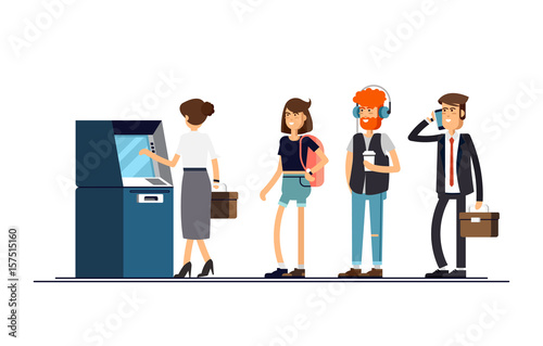 . Vector illustration in a flat style